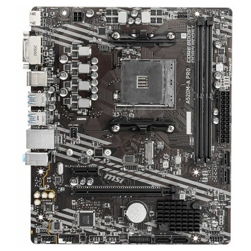 Материнская плата MSI A520M-A PRO AM4 mATX 967600₽