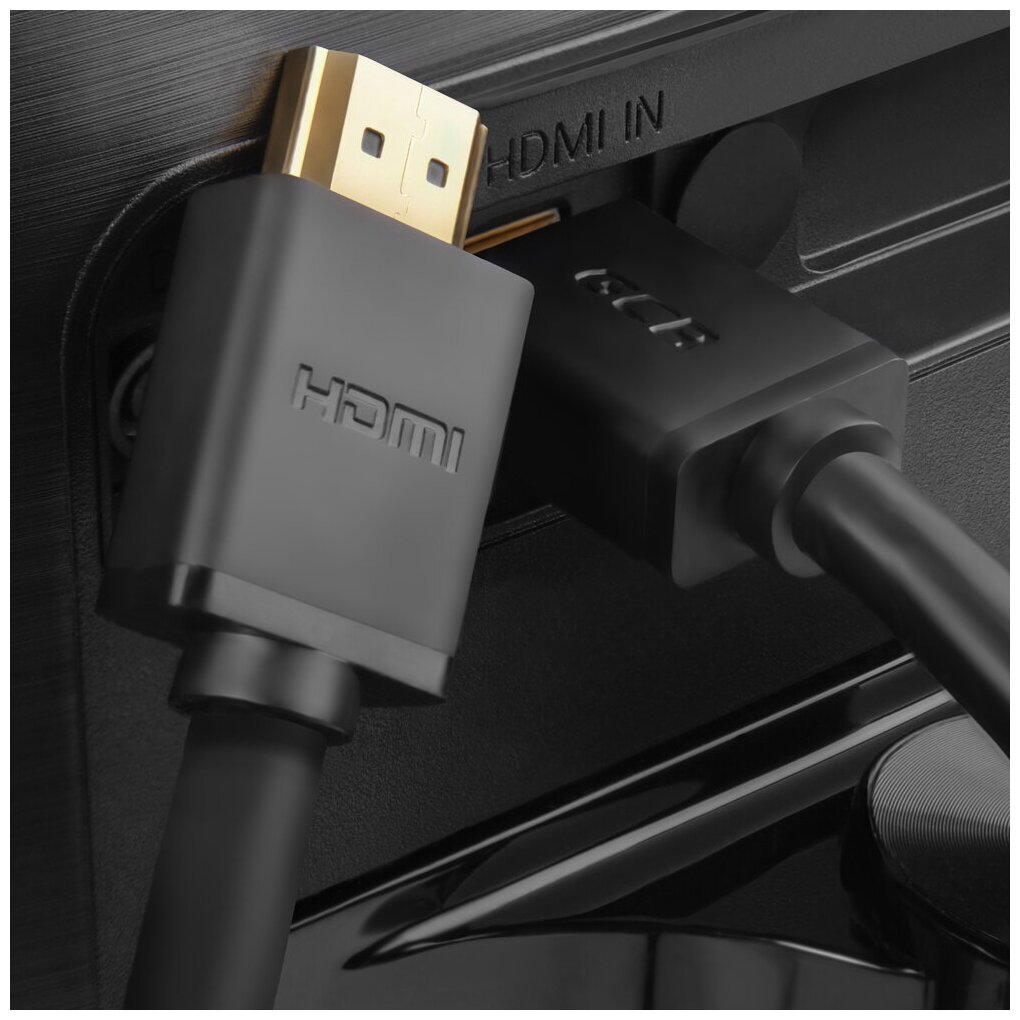 Кабель 1.0m HDMI 1.4, 30/30 AWG, позолоченные контакты, FullHD, Ethernet 10.2 Гбит/с, 3D, 4Kx2K, экран 4PH GCR-HM410-1.0m - фото №5