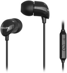 Наушники Philips TAE1126, mini jack 3.5 mm, черный