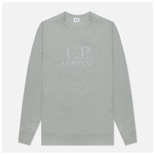 фото Мужская толстовка c.p. company diagonal raised fleece logo crew neck