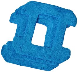 Запасные чистящие салфетки из микрофибры для HOBOT 268/288, синие для сухой уборки (3 штуки)