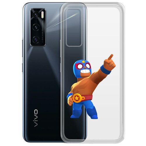 фото Чехол-накладка clear case brawl stars-эль примо для vivo v20 se krutoff group