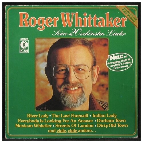 Виниловая пластинка K-Tel Roger Whittaker – Seine 20 Schonsten Lieder