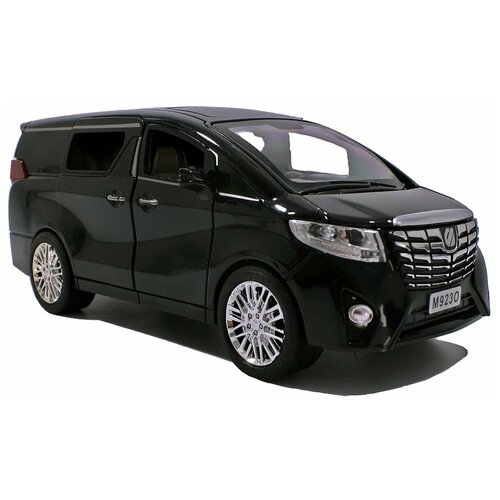 Коллекционная модель Тойота Alphard 1:24 металл (свет,звук)