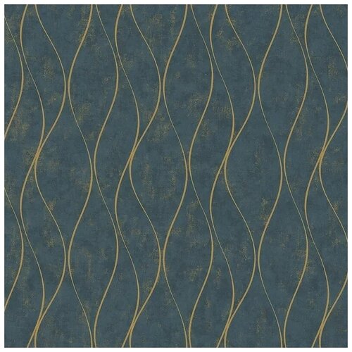 Обои Bruno Zoff Platinum 60108-6 Фольга на флизелине (1,06*10,05) Синий, Линии