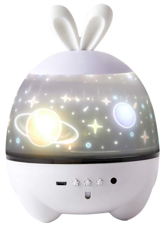 Samutory / Проектор звездного неба Magic Diamonds Детский светильник ( ночник ) с набором сменных проекций и зарядкой от USB