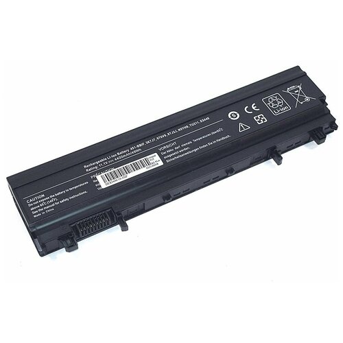 Аккумуляторная батарея для ноутбука Dell E5440 11.1V 4400mAh черная OEM аккумуляторная батарея для ноутбука dell m11x 4s2p 14 8v 63wh черная oem