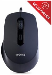 Мышь проводная беззвучная Smartbuy ONE 265-K черная (SBM-265-K)