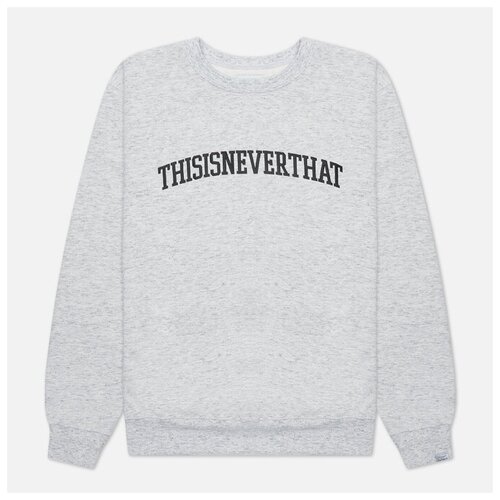 фото Мужская толстовка thisisneverthat arch-logo crew neck чёрный , размер m