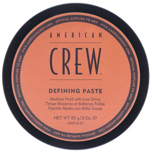 American Crew Паста Defining Paste, средняя фиксация, 85 мл, 85 г american crew defining paste medium hold low shine 3 oz 85 g
