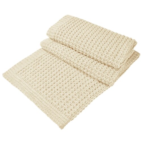 фото Плед 130x180 hamam dimension knitted льняной