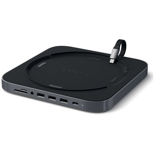 Док-станция для Mac Mini Satechi Mac Mini Stand & Hub (ST-ABHFM) usb концентратор satechi usb c pro hub mini st ucphmim space gray