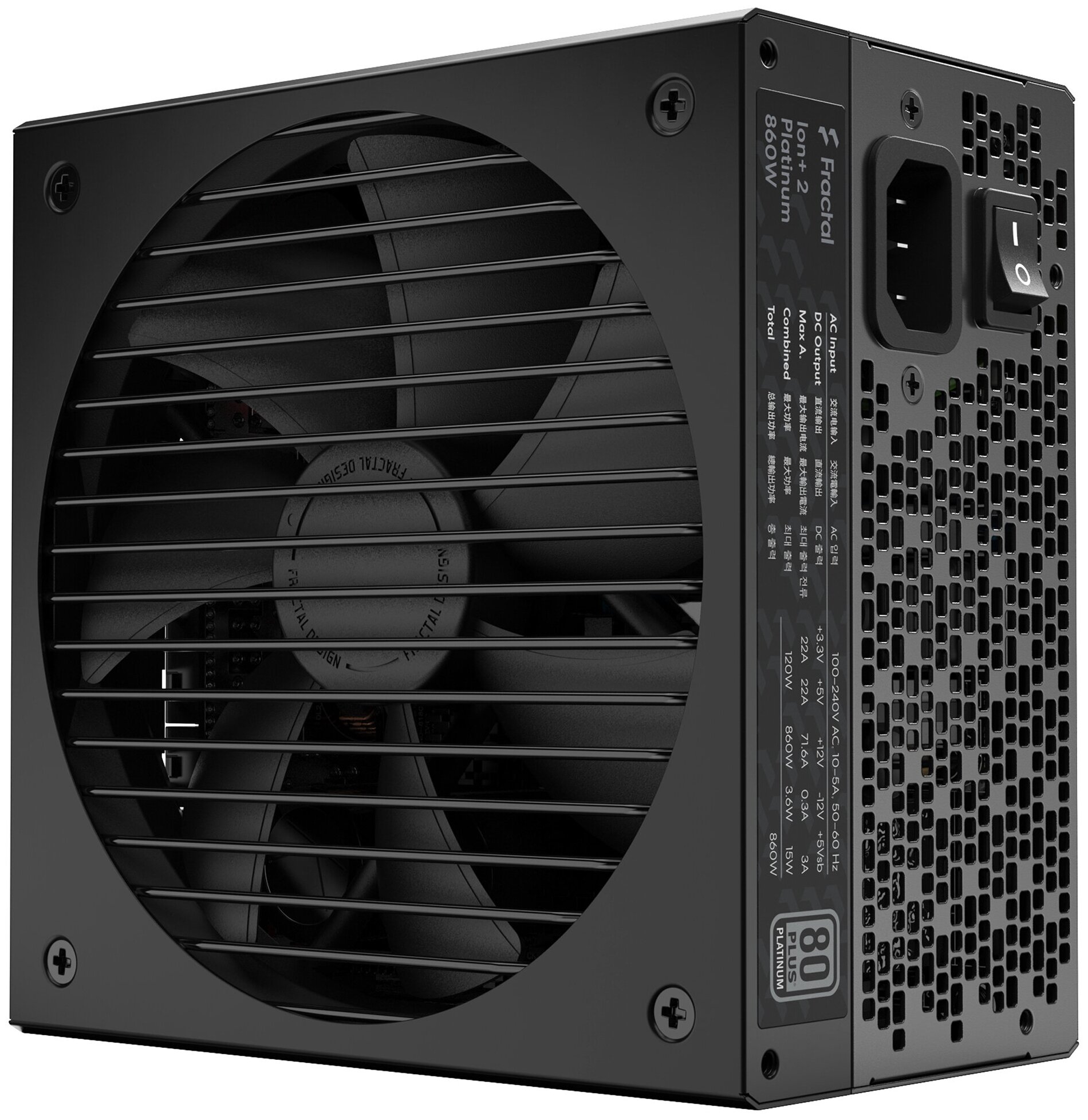 Блок питания Fractal Design ION+ 2 Platinum 860W (FD-P-IA2P-860)