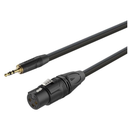 Кабель аудио 1xMini Jack - 1xXLR Roxtone GPTC090/3 3.0m кабель аудио 1xmini jack 1xxlr klotz au mf0300 3 0m