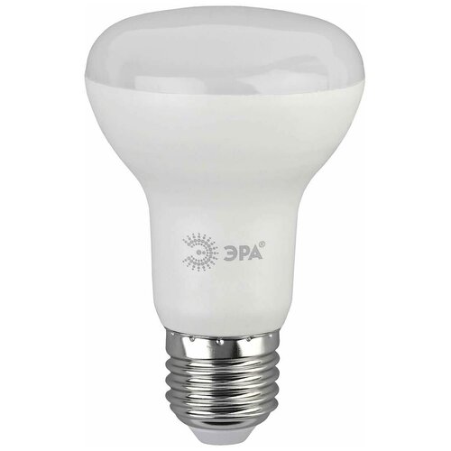 Лампа светодиодная ЭРА E27 8W 6500K матовая LED R63-8W-865-E27 R Б0045336