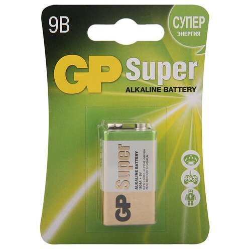 Батарейка GP Batteries крона 6LR61/6F22 9 В 550 мАч (1 шт.) 8 шт гладкие широко портативные премиум безопасные портативные пляжные лопаты легкие игрушки для пляжа аксессуары для детей подарок