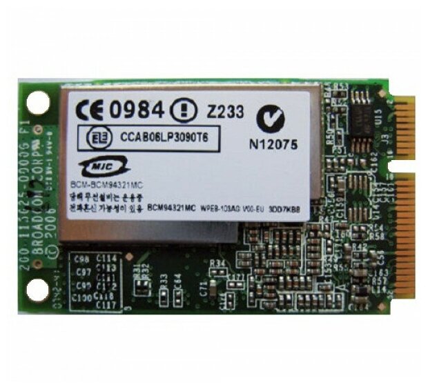 Б/у контроллер WLAN Wi-Fi BroadCom BCM94321MC 802.11 b/g