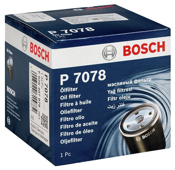 Масляный фильтр Bosch F026407078