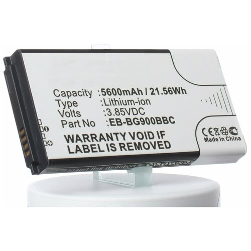 Аккумулятор iBatt iB-B1-M693 5600mAh для Samsung EB-BG900BBC аккумулятор ibatt ib b1 m1131 3000mah для samsung eb bn916bbc