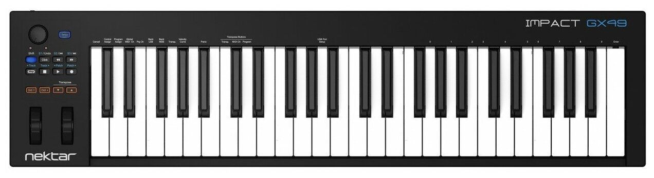 Nektar Impact GX49 USB MIDI клавиатура, 49 клавиш