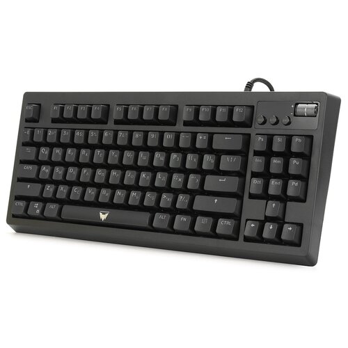 Клавиатура CROWN MICRO CMGK-900 Outemu Brown, черный, русская тише мыши
