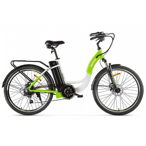 Электровелосипед Eltreco White Бело-зеленый (2021)