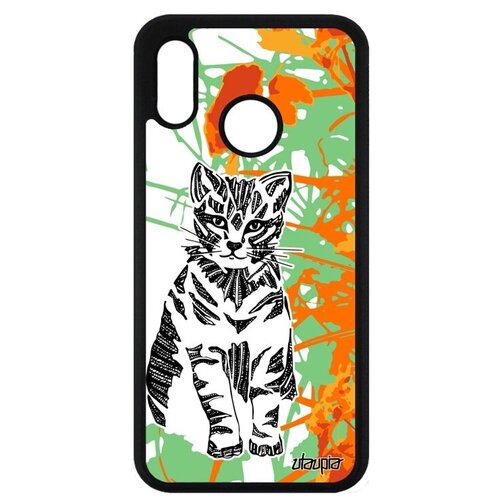 фото Модный чехол на смартфон // huawei p20 lite // "кот" пушистый дизайн, utaupia, цветной