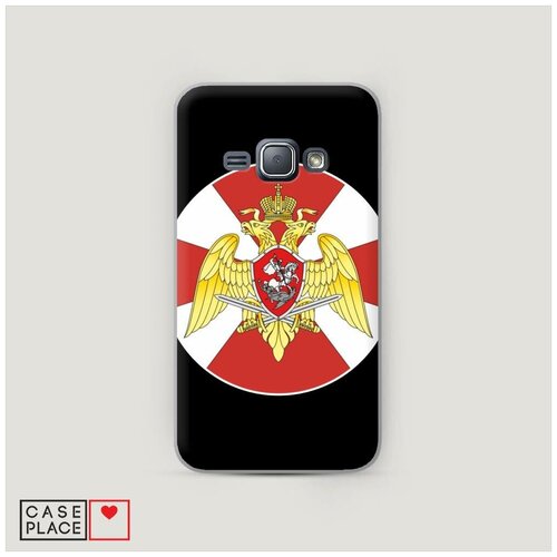 фото Чехол пластиковый samsung galaxy j1 росгвардия черный case place