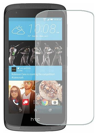 HTC Desire 526 защитный экран Гидрогель Прозрачный (Силикон) 1 штука