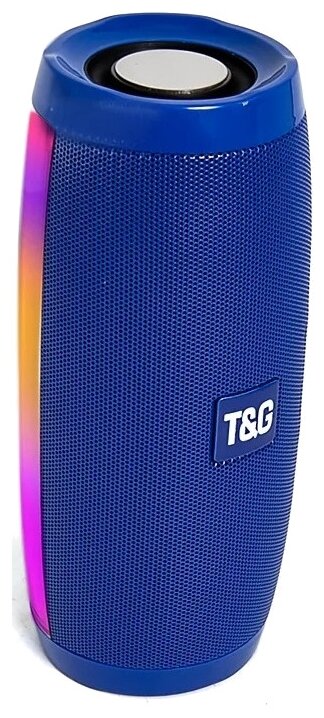 Портативная акустика T&G TG157 RU, 10 Вт, синий