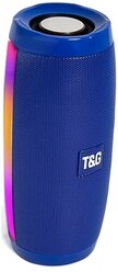 Беспроводная колонка TG-157 (10W/TF/FM/USB) RGB (синий)