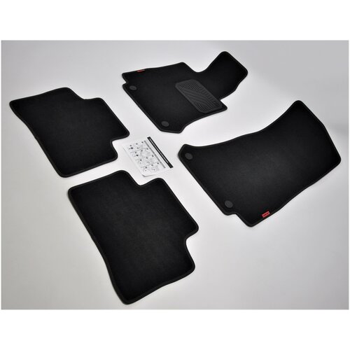 фото Коврики в салон текстиль комплект для mercedes-benz glс x253 2015- на резиновой основе с крепежом. comfort