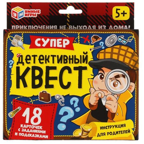 Настольная игра Умные игры Супер детективный квест, 2 шт.