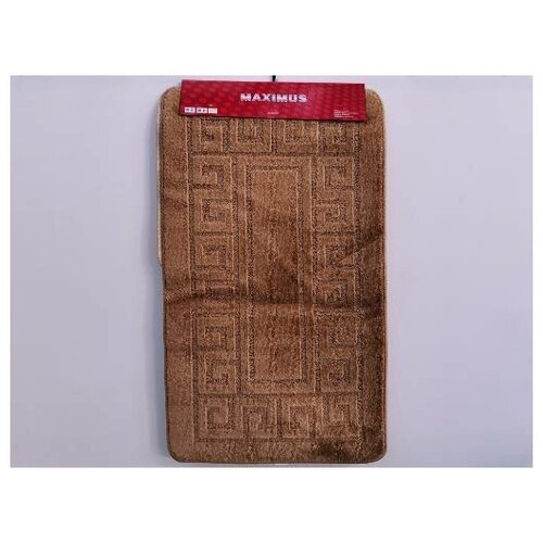 фото Коврик, коллекция ethnic bq sutlu kahve, размер 60x100 50x60 cm (pedestal), цвет l.brown, арт 2546 интэк