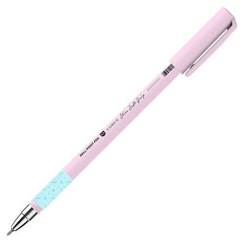 LOREX Ручка масляная Pastel Slim Soft Grip, 0,5 мм, LXOPSSG-PS3, 1 шт.