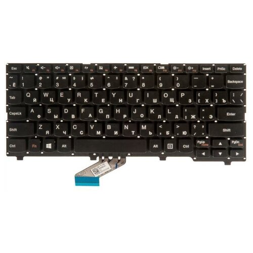 Клавиатура для ноутбука Lenovo Ideapad 110S-11 110S-11IBR 110S-11AST 110S-11IBY черная без рамки 856₽