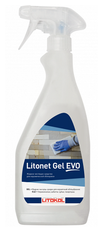 Очиститель Эпоксидной Затирки Litokol Litonet Gel Evo 0.75л для Очистки Поверхности Любых Видов Плитки*