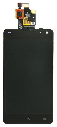 Экран (дисплей) для LG E971 Optimus G в сборе с тачскрином (черный)