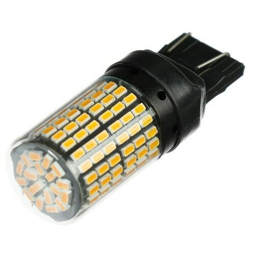 Автолампа светодиодная WY21W, 144 SMD, 12 В, свет оранжевый