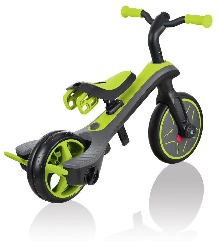 Велосипед-беговел "Globber" Trike Explorer (4 IN 1) (OneSize, Зеленый)