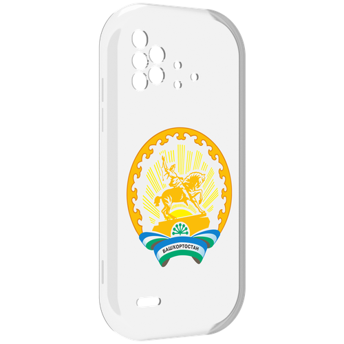 Чехол MyPads герб-башкортостан-уфа для UMIDIGI Bison X10 / X10 Pro задняя-панель-накладка-бампер