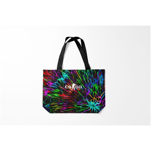 фото Сумка-шоппер / 46х35 см / геймерам / counter strike cs go кс го burnettie