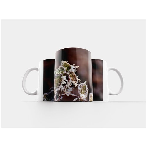 фото Кружка "листья, зима, мороз" 320 мл lotsprints