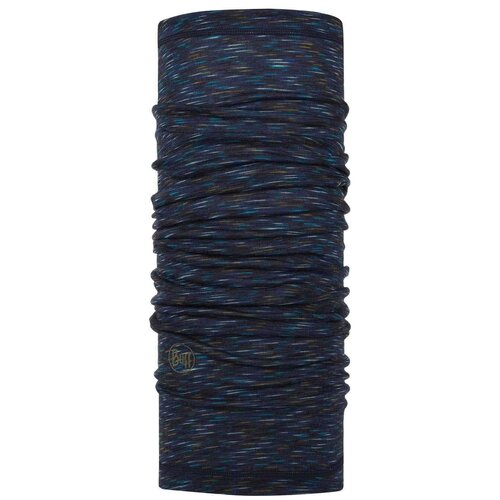 фото Шарф-труба buff wool lightweight denim multi stripes, синий