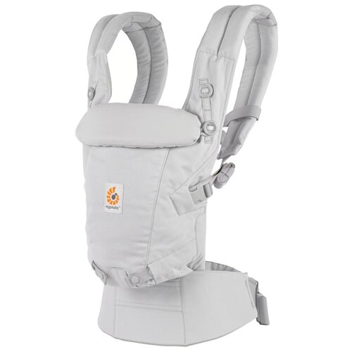 Рюкзак-кенгуру Ergobaby Adapt Soft Touch Cotton - Pearl Grey аксессуары для колясок ergobaby рюкзак сумка для транспортировки коляски ergobaby metro carry bag