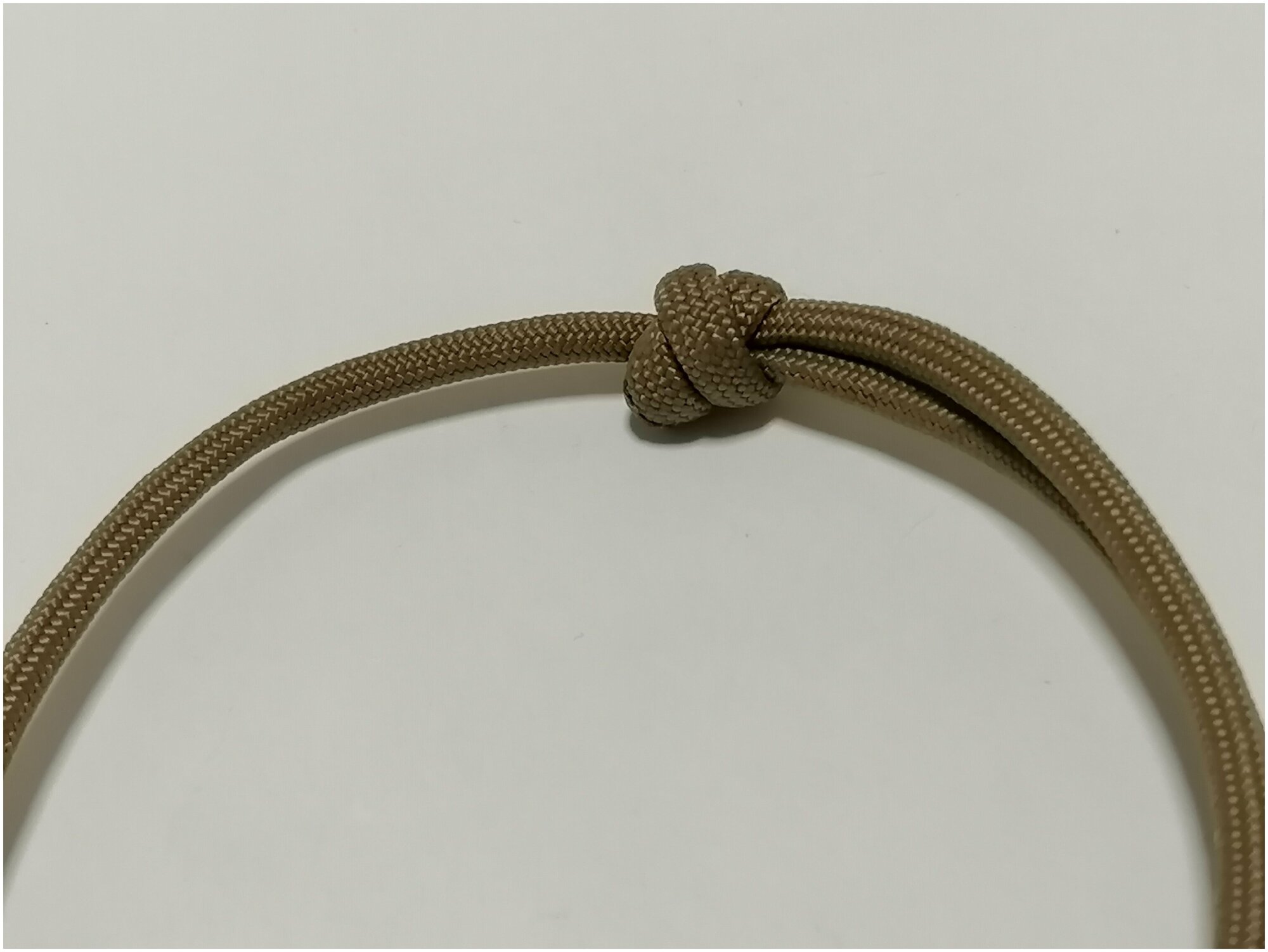 Шнурок для адресника, оливковый, размер XS - 15-30 см - фотография № 5