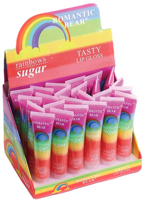 Romantic Bear Блеск для губ Rainbows Sugar Tasty Lip