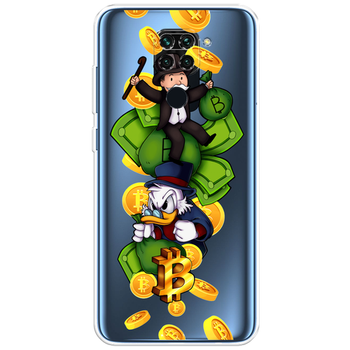 Силиконовый чехол на Xiaomi Redmi 10X 4G / Сяоми Редми 10X 4G Scrooge McDuck and Monopoly, прозрачный силиконовый чехол на xiaomi redmi 10x 4g сяоми редми 10x 4g главное фыр фыр