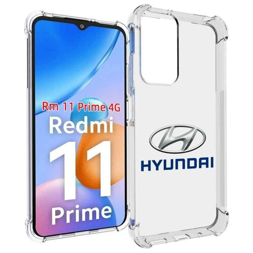 Чехол MyPads hyundai-4 мужской для Xiaomi Redmi 11 Prime 4G задняя-панель-накладка-бампер чехол mypads hyundai хендай 1 для xiaomi redmi 11 prime 4g задняя панель накладка бампер