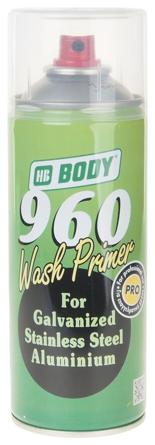 Грунт Аэрозольный Wash Primer Кислотный 2к 0.4 Л. Body 960 5100300050 HB BODY арт. 5100300050